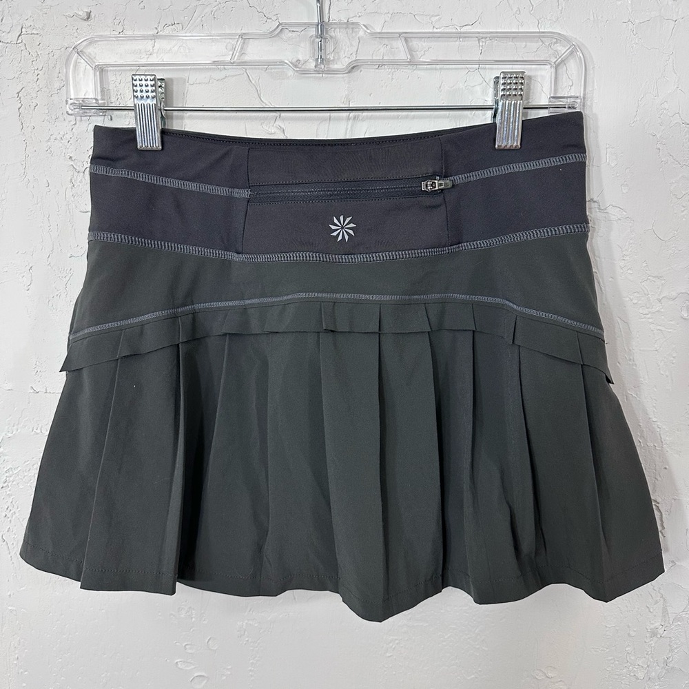 ATHLETA Gray Runaround Swing Skort, Tennis Skirt